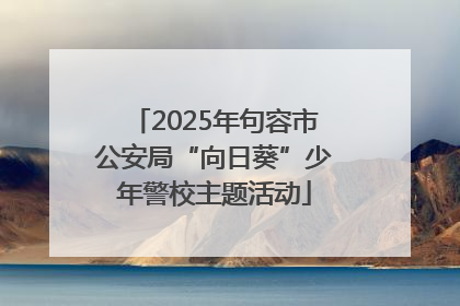 2025年句容市公安局“向日葵”少年警校主题活动