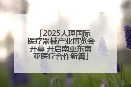 2025大理国际医疗器械产业博览会开幕 开启南亚东南亚医疗合作新篇