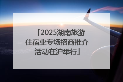2025湖南旅游住宿业专场招商推介活动在沪举行