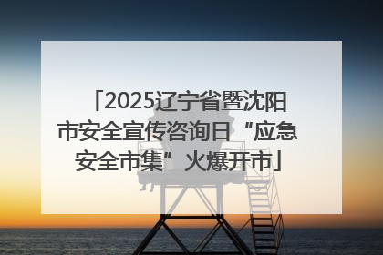 2025辽宁省暨沈阳市安全宣传咨询日“应急安全市集”火爆开市