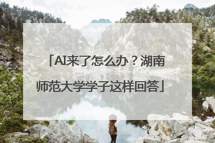 AI来了怎么办？湖南师范大学学子这样回答