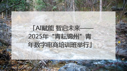 AI赋能 智启未来——2025年“青耘锦州”青年数字电商培训班举行