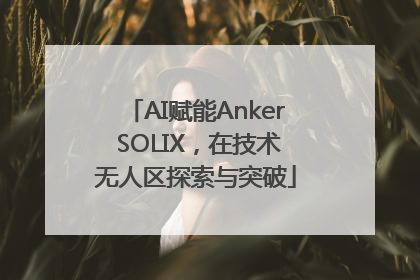 AI赋能Anker SOLIX，在技术无人区探索与突破